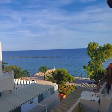 Lovely Seafront Place On 1st Line With Sea&mountain View In Peaceful Galatexcomplex Limassol
