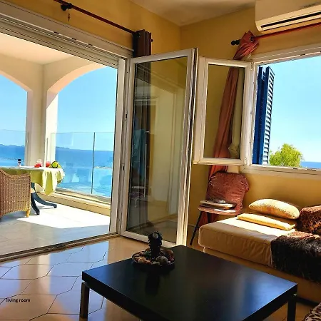 Lovely Seafront Place On 1st Line With Sea&mountain View In Peaceful Galatexcomplex Limassol